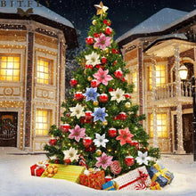 Charger l&#39;image dans la galerie, Noël arbre de Noël - diamant rond complet - 30x30cm
