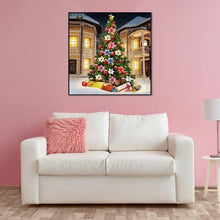 Charger l&#39;image dans la galerie, Noël arbre de Noël - diamant rond complet - 30x30cm
