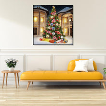Charger l&#39;image dans la galerie, Noël arbre de Noël - diamant rond complet - 30x30cm
