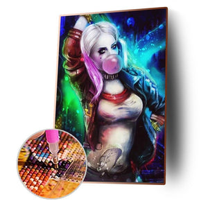 Harley - diamant rond complet - 30x40cm