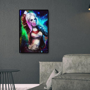 Harley - diamant rond complet - 30x40cm