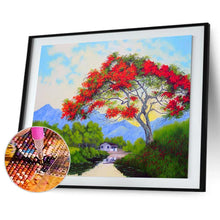 Charger l&#39;image dans la galerie, Paysage rural - diamant rond complet - 40x30cm
