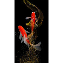 Charger l&#39;image dans la galerie, Poisson - peinture complète de diamant - 85x45cm
