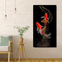 Charger l&#39;image dans la galerie, Poisson - peinture complète de diamant - 85x45cm
