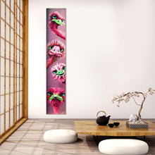 Charger l&#39;image dans la galerie, Autruche - diamant rond complet - 25x115cm
