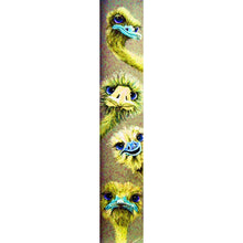 Charger l&#39;image dans la galerie, Autruche - diamant rond complet - 25x115cm
