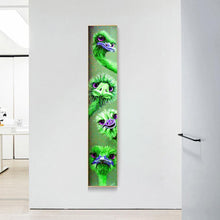 Charger l&#39;image dans la galerie, Autruche - diamant rond complet - 25x115cm

