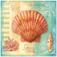 Charger l&#39;image dans la galerie, Conque - diamant rond complet - 40x40cm
