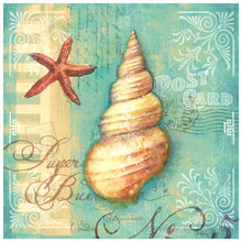 Charger l&#39;image dans la galerie, Conque - diamant rond complet - 40x40cm
