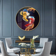 Charger l&#39;image dans la galerie, Poisson - diamant rond complet - 40x40cm
