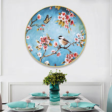 Charger l&#39;image dans la galerie, Oiseau de branche - diamant rond complet - 40x40cm
