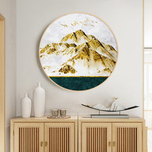 Charger l&#39;image dans la galerie, Montagnes - diamant rond complet - 40x40cm
