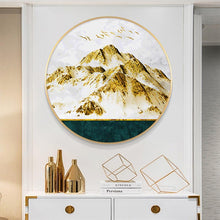 Charger l&#39;image dans la galerie, Montagnes - diamant rond complet - 40x40cm
