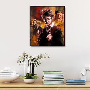 Personnage de fiction - diamant rond complet - 30x40cm