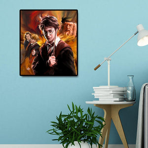 Personnage de fiction - diamant rond complet - 30x40cm