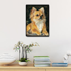 Perle de chien - diamant rond complet - 30x40cm