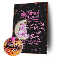 Charger l&#39;image dans la galerie, Chevaux colorés - diamant rond complet - 30x40cm
