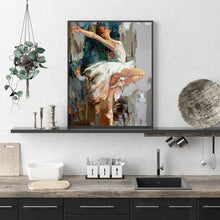 Charger l&#39;image dans la galerie, Fille de ballet - diamant rond complet - 30x40cm
