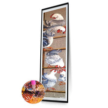 Charger l&#39;image dans la galerie, Poulet animal - diamant rond complet - 25x115cm
