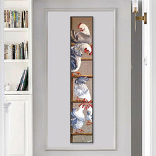 Charger l&#39;image dans la galerie, Poulet animal - diamant rond complet - 25x115cm

