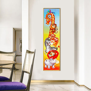 Animal - diamant rond complet - 25x115cm