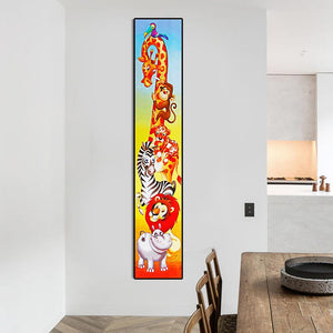 Animal - diamant rond complet - 25x115cm