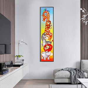 Animal - diamant rond complet - 25x115cm