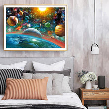 Charger l&#39;image dans la galerie, Univers - diamant rond complet - 40x30cm
