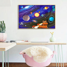 Charger l&#39;image dans la galerie, Univers - diamant rond complet - 40x30cm
