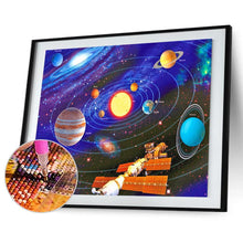 Charger l&#39;image dans la galerie, Univers - diamant rond complet - 40x30cm
