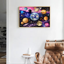 Charger l&#39;image dans la galerie, Univers - diamant rond complet - 40x30cm
