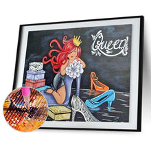 Charger l&#39;image dans la galerie, Fille - diamant rond complet - 40x30cm
