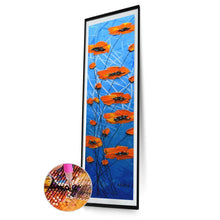 Charger l&#39;image dans la galerie, Plante de fleur - diamant rond complet - 25x115cm
