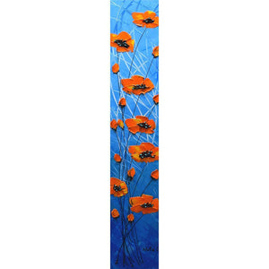 Plante de fleur - diamant rond complet - 25x115cm