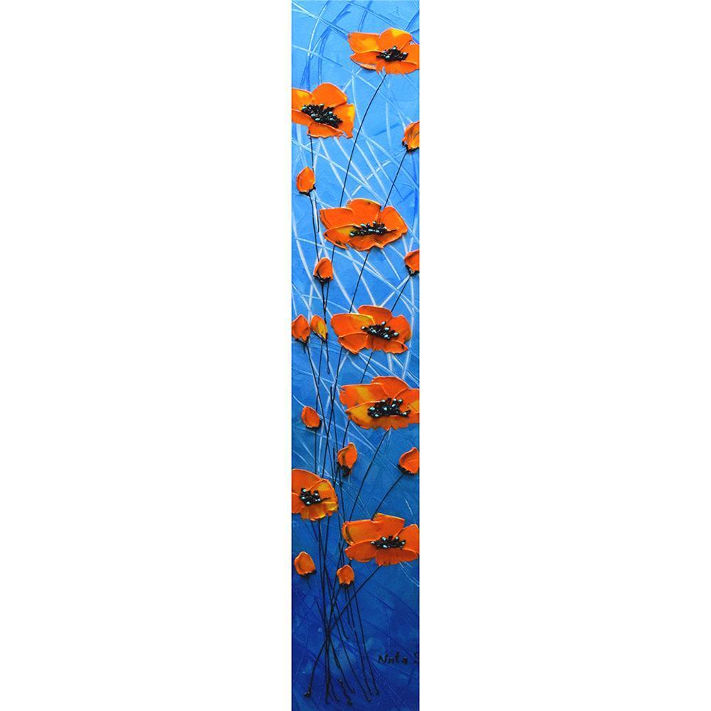 Plante de fleur - diamant rond complet - 25x115cm