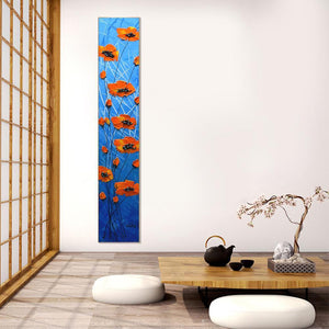 Plante de fleur - diamant rond complet - 25x115cm