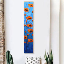 Charger l&#39;image dans la galerie, Plante de fleur - diamant rond complet - 25x115cm
