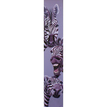 Charger l&#39;image dans la galerie, Zèbre animal - diamant rond complet - 25x115cm
