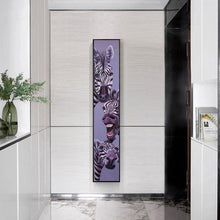 Charger l&#39;image dans la galerie, Zèbre animal - diamant rond complet - 25x115cm
