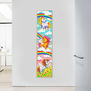 Cheval - diamant rond complet - 25x115cm