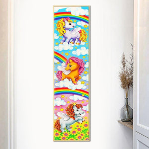Cheval - diamant rond complet - 25x115cm