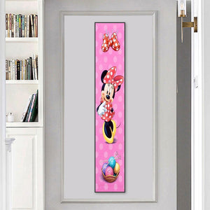 Chambre pour enfants souris - diamant rond complet - 25x115cm