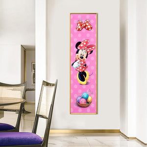Chambre pour enfants souris - diamant rond complet - 25x115cm
