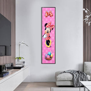 Chambre pour enfants souris - diamant rond complet - 25x115cm