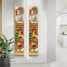 Charger l&#39;image dans la galerie, Coq - diamant rond complet - 25x115cm

