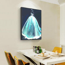 Charger l&#39;image dans la galerie, Ensemble de fille de mariage - diamant rond complet - 30x40cm
