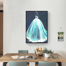 Charger l&#39;image dans la galerie, Ensemble de fille de mariage - diamant rond complet - 30x40cm
