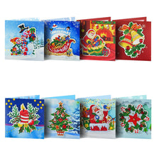 Charger l&#39;image dans la galerie, 8pcs/Set-Christmas-Diamond Cartes de voeux
