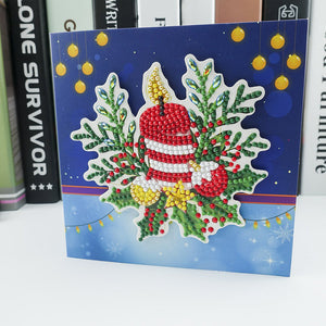 8pcs/Set-Christmas-Diamond Cartes de voeux