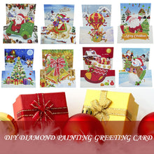 Charger l&#39;image dans la galerie, 8pcs/Set-Christmas-Diamond Cartes de voeux
